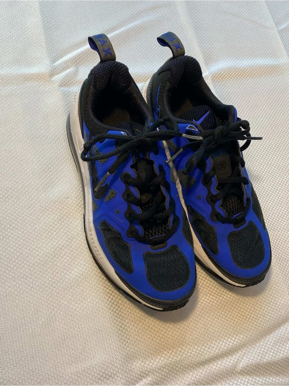 Nike Kids Blue and Black Lace-Up Athletic Sneakers